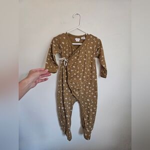 Jamie Kay Tan Floral Kids Pajamas